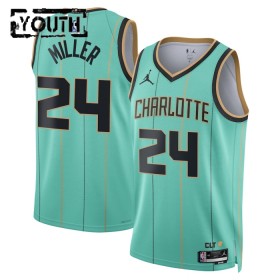 Canotte Bambino Charlotte Hornets Brandon Miller Jordan 2024-25 City Edition Teal Swingman